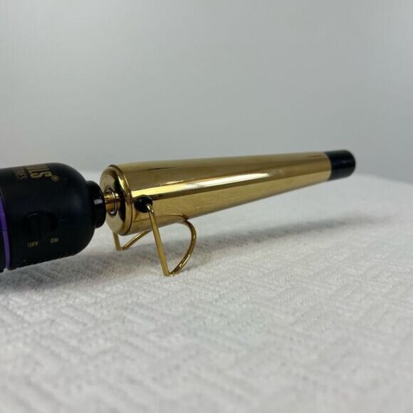 Hot Tools Professional, Curling Iron,Gold Plated, Cylindrical, Single Barrel - Picture 8 of 13